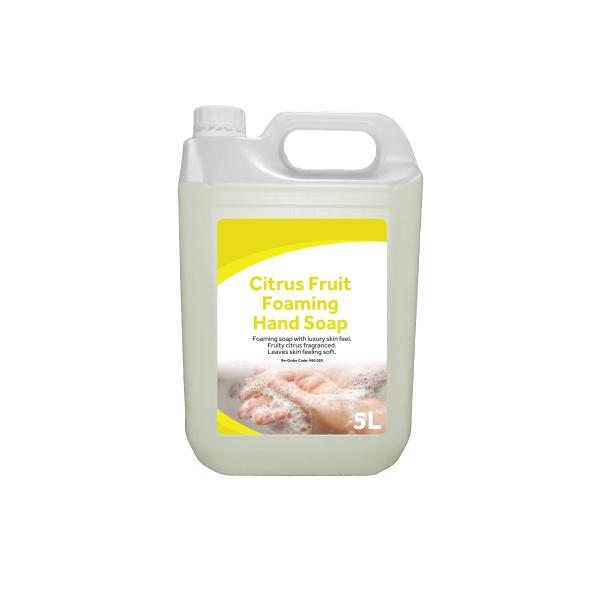 Foaming Citrus Fruit Hand, Hair & Body Soap 5L